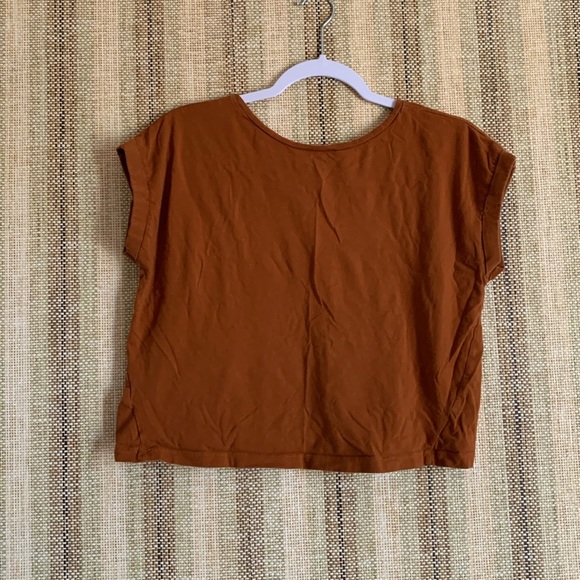 ZARA Basic Top Size Small Orange Crop Top Women’s Shirt Clothing Summer Style - Picture 3 of 3